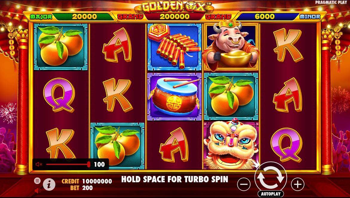 Golden Ox ทดลองเล่นสล็อต Pragmatic Play