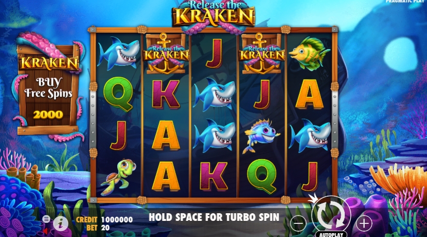 Release the Kraken ทดลองเล่นสล็อต Pragmatic Play สมัคร Slot PG