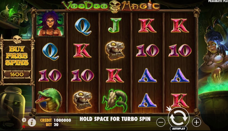 Voodoo Magic ทดลองเล่นสล็อต Pragmatic Play สมัคร Slot PG