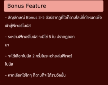 ฟีเจอร์พิเศษพิชิตโบนัสเกม พ่อมดผู้พิทักษ์