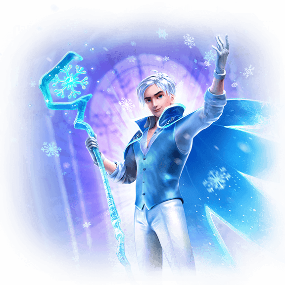 สัญลักษณ์ภายในสล็อต Jackfrost’s Winter